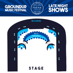 late nigh show at faena theater map